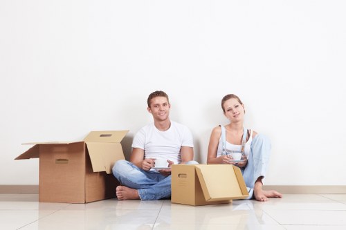 A clean and secure storage environment with neatly arranged belongings