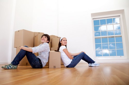 Charity donation items prepared for reuse and redistribution