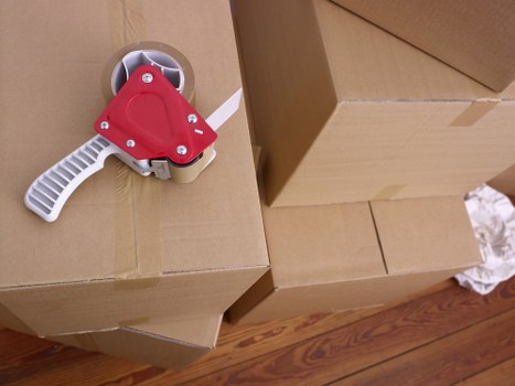 Office relocation equipment prepared for local removals in Woolwich